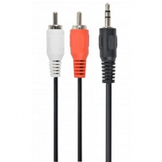 Кабель мультимедийный Jack 3.5mm папа/2RCA папа Cablexpert (CCA-458-10M)