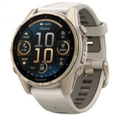 Смарт-годинник Garmin fenix 8 43mm, AMOLED, Saph, SftGldSS/FgGry, FogGry/DkSndbnd, GPS (010-02903-11)