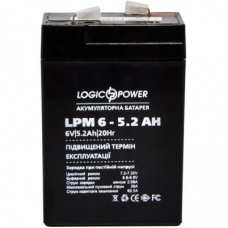 Батарея к ИБП LogicPower LPM 6В 5.2 Ач (4158)