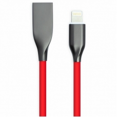 Дата кабель USB 2.0 AM to Lightning 1.0m red PowerPlant (CA911400)