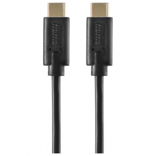 Дата кабель USB-C to USB-C 1.5m Black Hama (00086409)