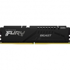 Модуль пам'яті для комп'ютера DDR5 16GB 6400 MHz Beast Black XMP Kingston Fury (ex.HyperX) (KF564C32BB-16)