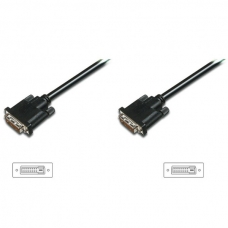 Кабель мультимедійний DVI to DVI 24+1pin, 2.0m Digitus (AK-320108-020-S)