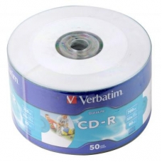 Диск CD Verbatim CD-R 700Mb 52x WrapTape Extra PRINTABLE (43794)