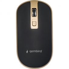 Мышка Gembird MUSW-4B-06-BG Wireless Black-Gold (MUSW-4B-06-BG)