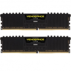 Модуль пам'яті для комп'ютера DDR4 32GB (2x16GB) 3200 MHz Vengeance LPX Black Corsair (CMK32GX4M2E3200C16)