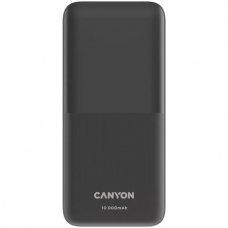 Батарея універсальна Canyon PB-1010 10000 mAh PD/22.5W QC/3.0 Black (CNE-CPB1010B)