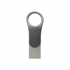 USB флеш накопитель Silicon Power 128 GB DriveMobile C80 USB 3.1 + Type-C Silver (SP128GBUC3C80V1S)