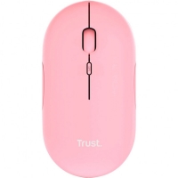 Мышка Trust Puck Wireless/Bluetooth Silent Pink (24125)