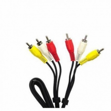 Кабель мультимедийный 3RCA to 3RCA 1.8m Atcom (10711)