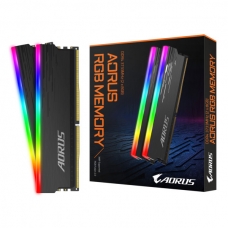 Модуль памяти для компьютера DDR4 16GB (2x8GB) 3733 MHz AORUS RGB Memory boost GIGABYTE (GP-ARS16G37)