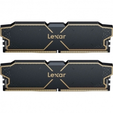 Модуль пам'яті для комп'ютера DDR5 32GB (2x16GB) 6000 MHz Thor Black Lexar (LD5U16G60C32LG-RGD)