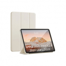 Чехол для планшета BeCover Tri Fold Soft TPU Silicone Apple iPad Pro 12.9 2020/2021/2022 Beige (711736)