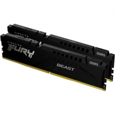 Модуль пам'яті для комп'ютера DDR5 64GB (2x32GB) 5200 MHz Beast Black Kingston Fury (ex.HyperX) (KF552C36BBEK2-64)