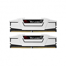 Модуль пам'яті для комп'ютера DDR4 32GB (2x16G) 3600 MHz RipjawsV White G.Skill (F4-3600C18D-32GVW)