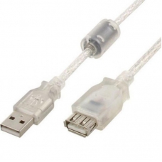 Дата кабель USB 2.0 AM/AF 2.0m Cablexpert (CCF-USB2-AMAF-TR-2M)