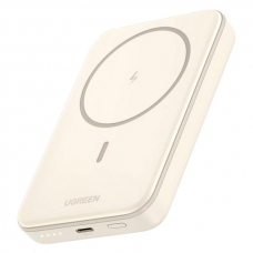 Батарея універсальна Ugreen 10000mAh 20W Magnetic Wireless beige (PB561)