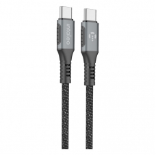 Дата кабель USB-C to USB-C 2.0m CBGPD60WTT2 60W grey Intaleo (1283126518102)