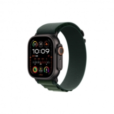 Смарт-годинник Apple Watch Ultra 2 2024 GPS + Cellular 49mm Black Titanium Case with Dark Green Alpine Loop - Large (MX4T3UL/A)