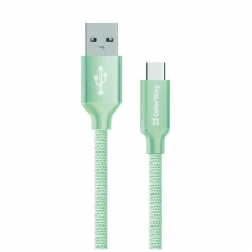 Дата кабель USB 2.0 AM to Type-C mint ColorWay (CW-CBUC003-MT)