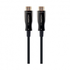 Кабель мультимедийный HDMI to HDMI 10.0m AOC V.2.0, 4K 60Hz Gold Cablexpert (CCBP-HDMI-AOC-10M-02)